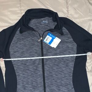 Columbia Black and Gray Zip-Up Jacket